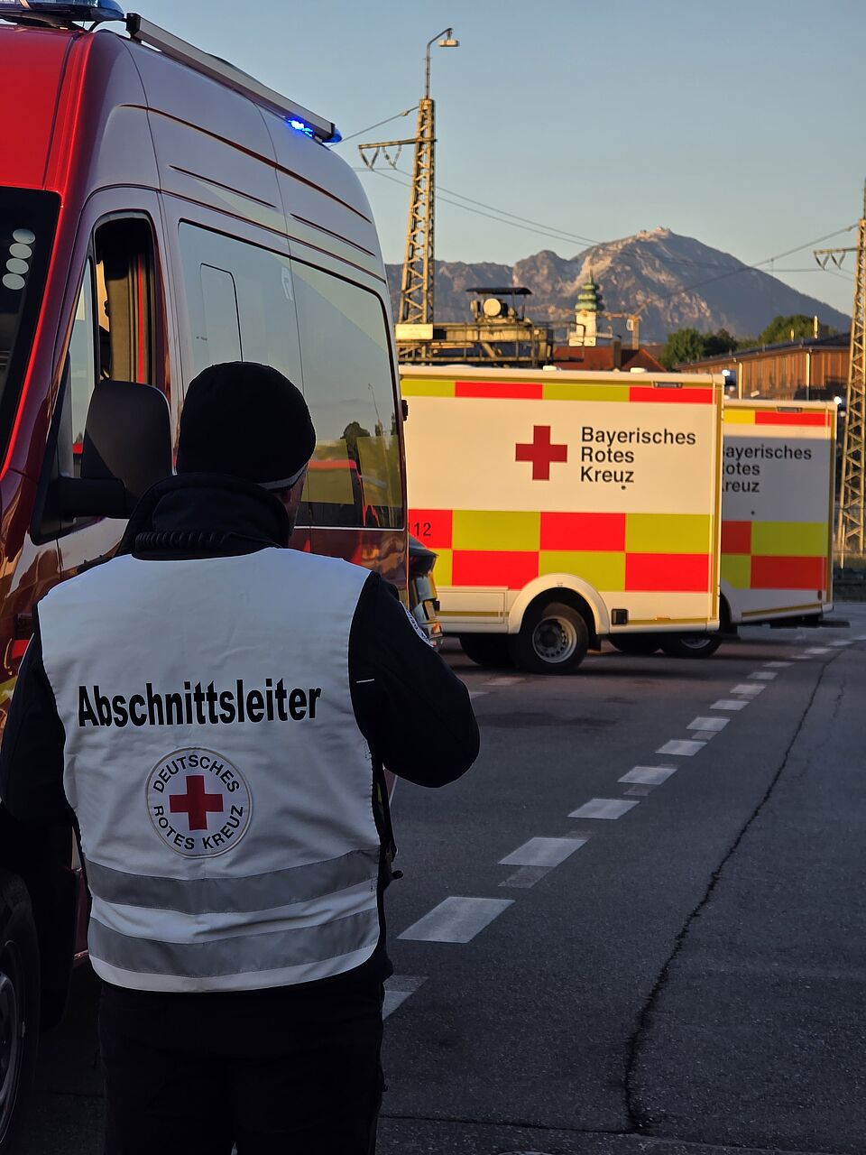 Einsatz am Bahnhof in Traunstein